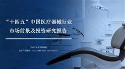 中商產業研究院：《2021年“十四五”中國醫療器械行業市場前景及投資研究報告》發布