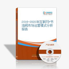 2016-2020年互聯網+節流閥市場運營模式分析報告